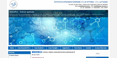 Realizzazione del sito web dell'Istituto Di Vittorio Lattanzio
