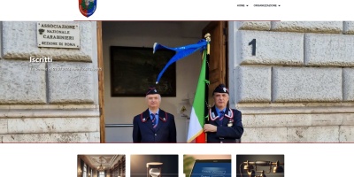 Realizzazione del sito dell'Associazione nazionale dei Carabinieri